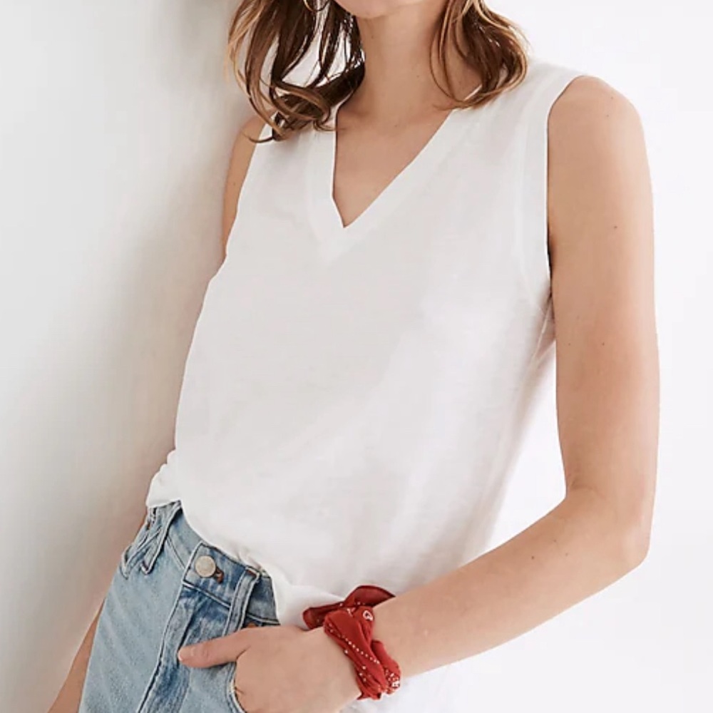 Whisper Cotton V-Neck Tank